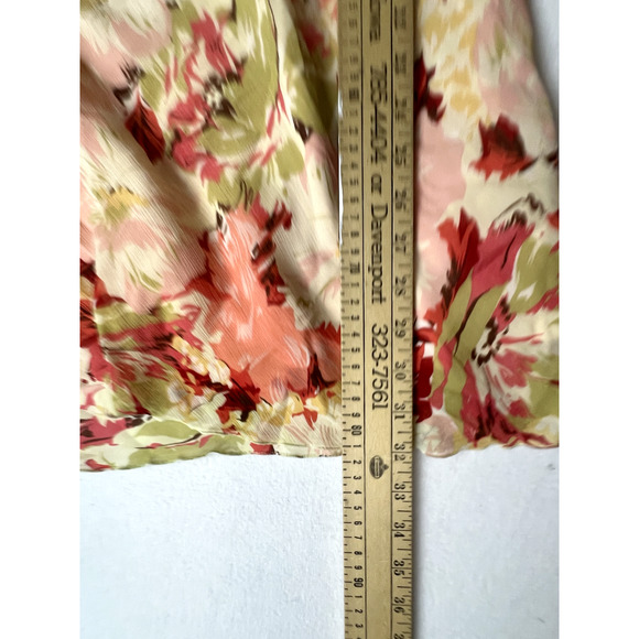 Notations Floral Blouse And Skirt Set Women’s Size XL Sheer Beach Wedding Easter - Picture 13 of 15